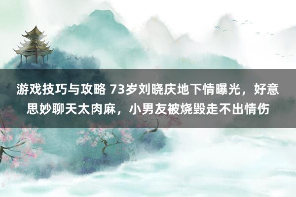 游戏技巧与攻略 73岁刘晓庆地下情曝光，好意思妙聊天太肉麻，小男友被烧毁走不出情伤