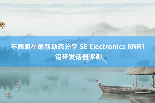 不同明星最新动态分享 SE Electronics RNR1 铝带发话器评测