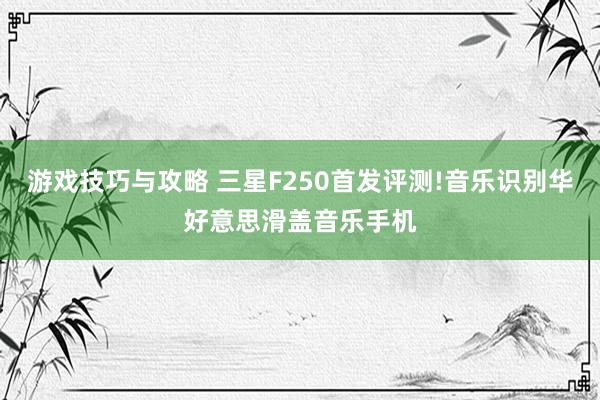 游戏技巧与攻略 三星F250首发评测!音乐识别华好意思滑盖音乐手机