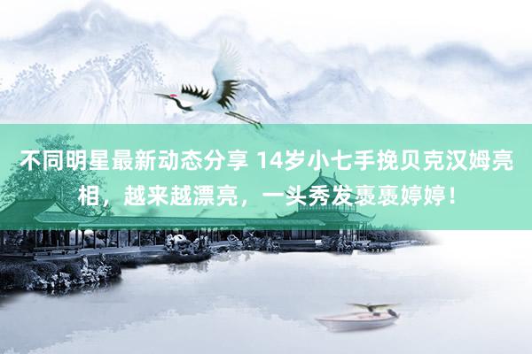 不同明星最新动态分享 14岁小七手挽贝克汉姆亮相，越来越漂亮，一头秀发褭褭婷婷！